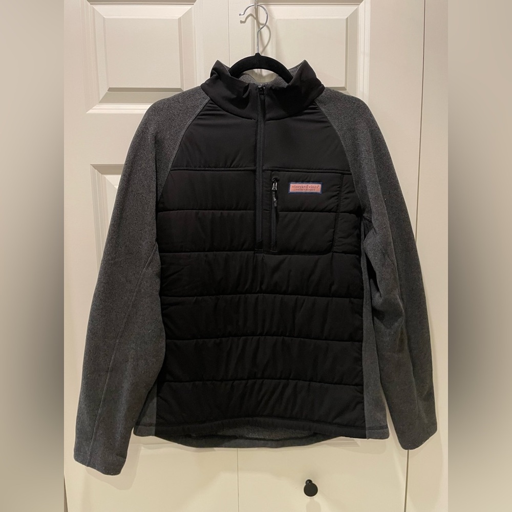 Vineyard Vines Quilted Lightweight Jacket - Black